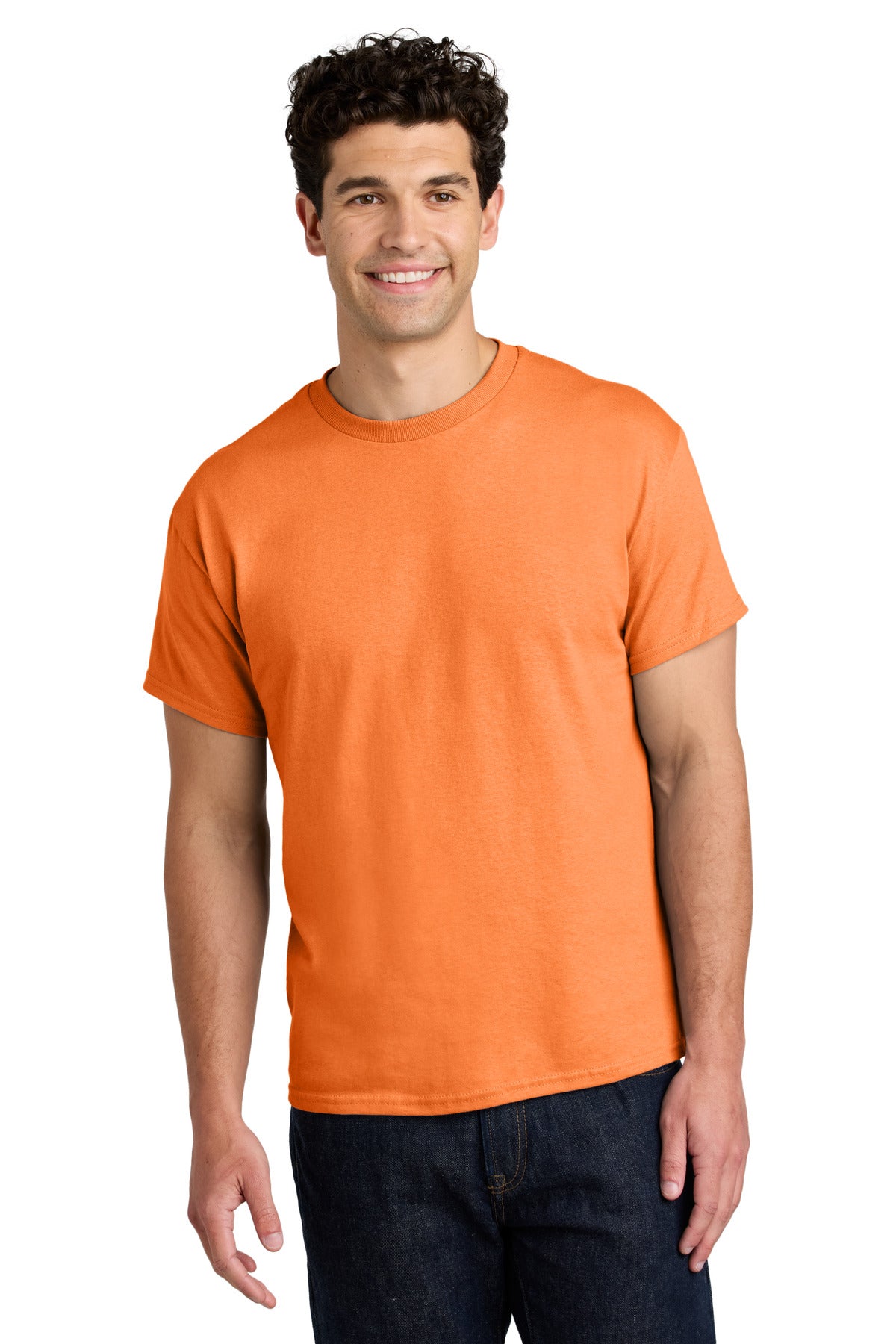 Gildan ®  - Heavy Cotton ™  100% Cotton T-Shirt.  5000 - Tangerine