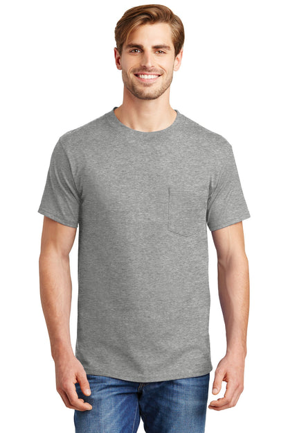 Hanes ®  Beefy-T ®  - 100% Cotton T-Shirt with Pocket. 5190