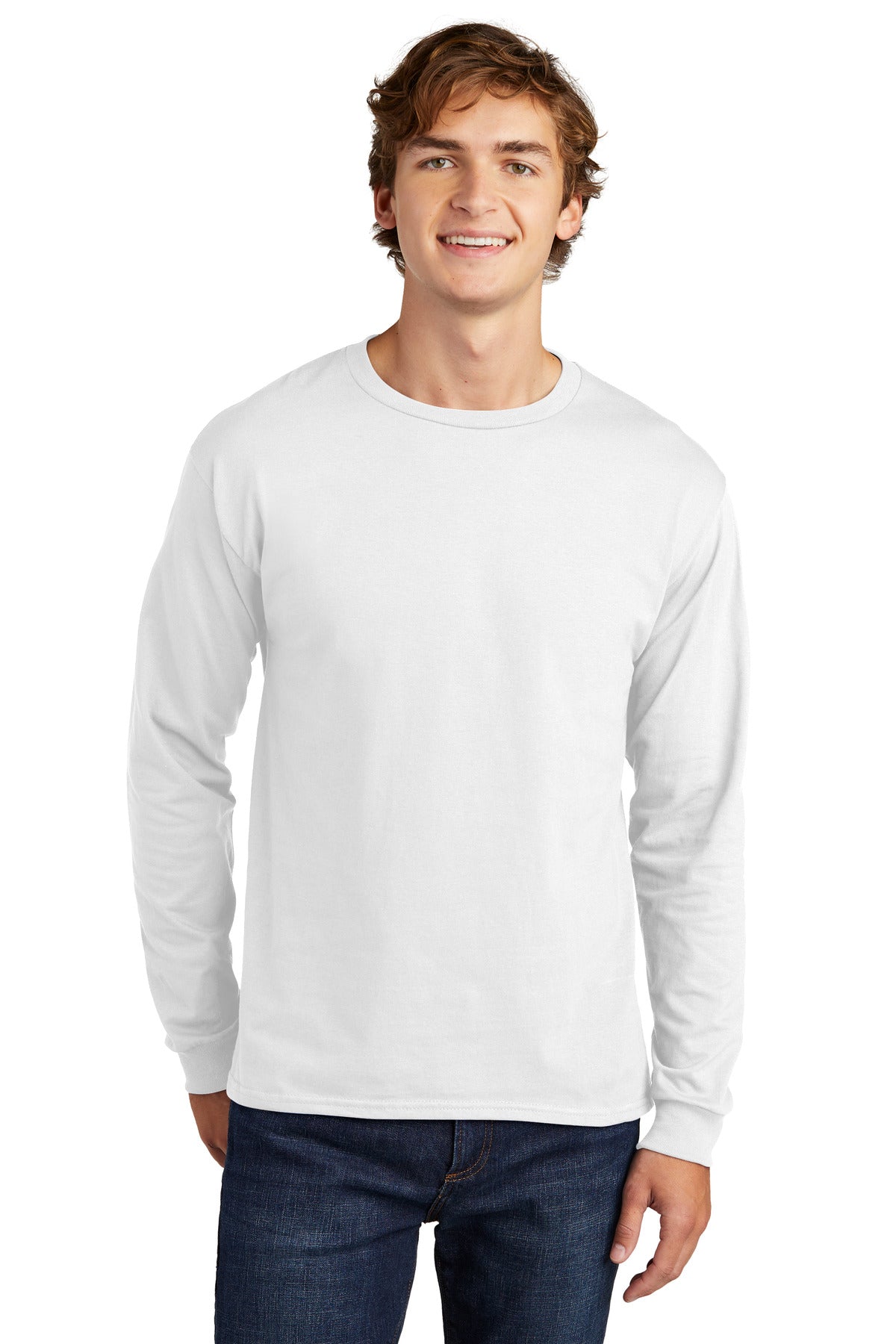 Hanes ®  Essential-T 100% Cotton Long Sleeve T-Shirt 5286