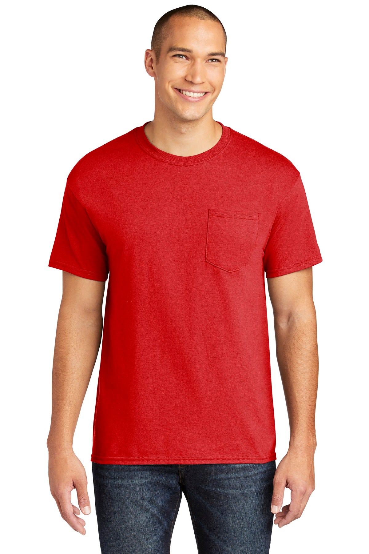 Gildan  ®  Heavy Cotton  ™  100% Cotton Pocket T-Shirt. 5300