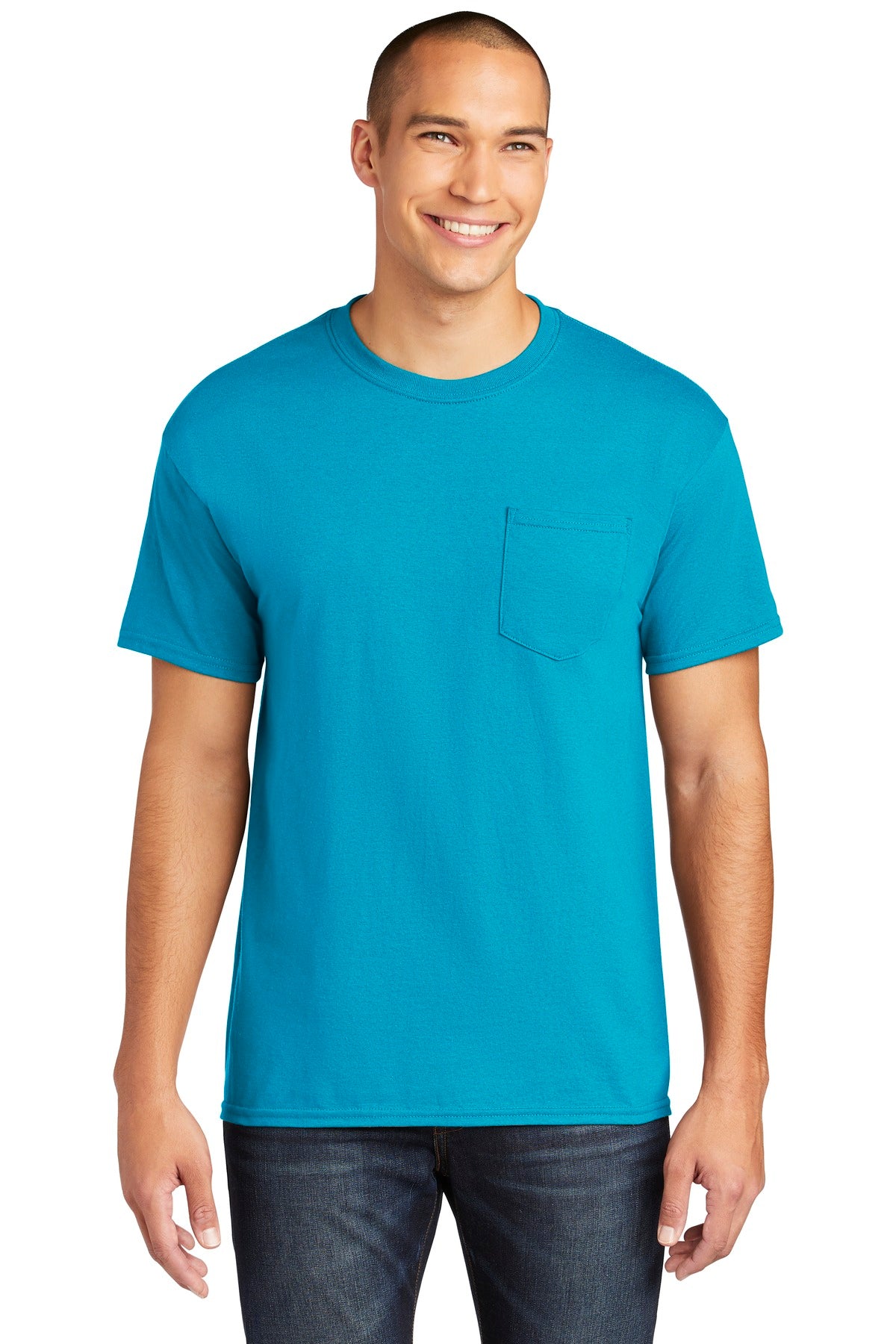 Gildan  ®  Heavy Cotton  ™  100% Cotton Pocket T-Shirt. 5300