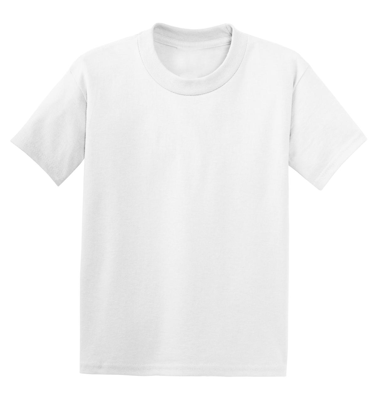 Hanes® - Youth EcoSmart ®  50/50 Cotton/Poly T-Shirt.  5370