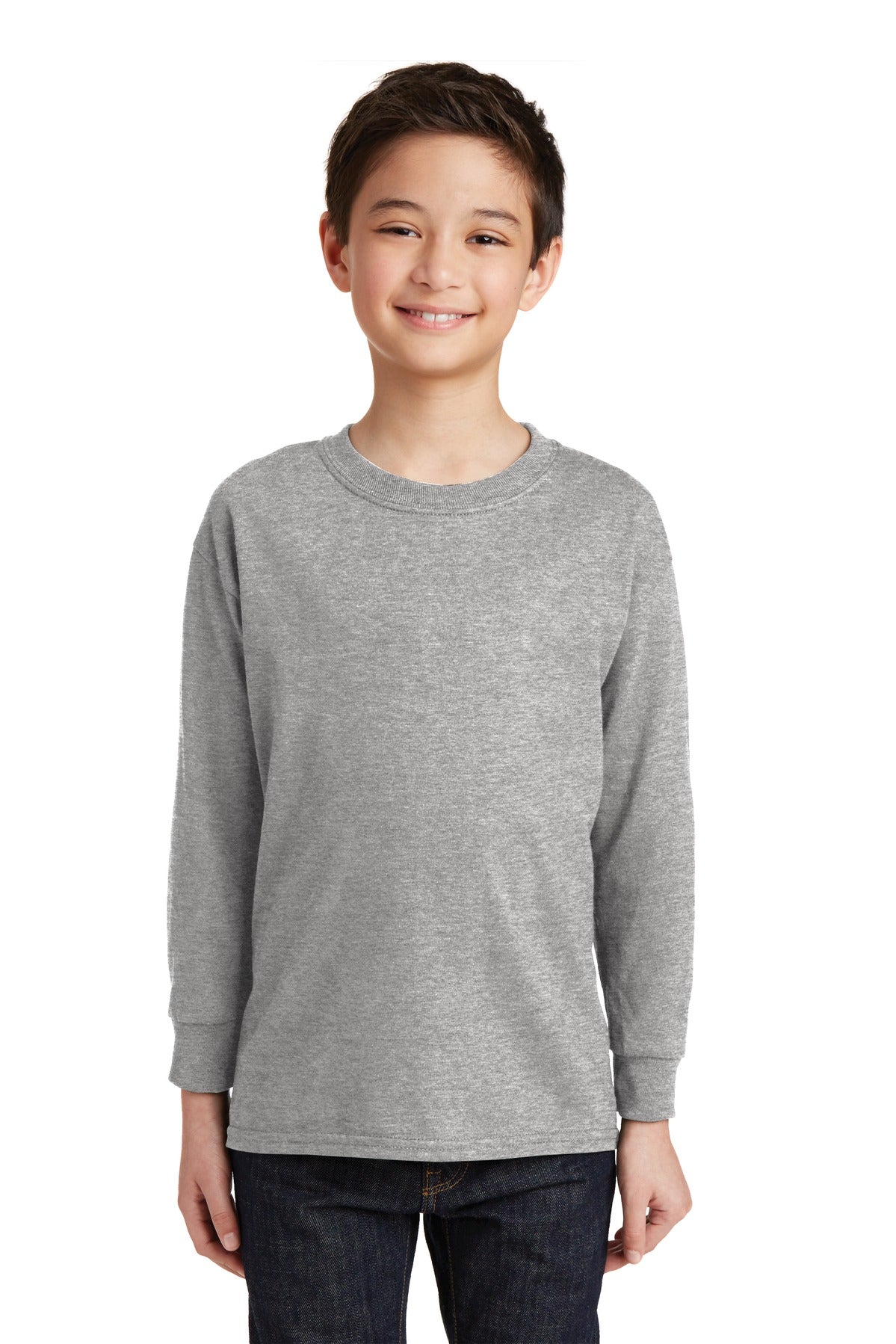 Gildan ®  Youth Heavy Cotton ™  100% Cotton Long Sleeve T-Shirt. 5400B