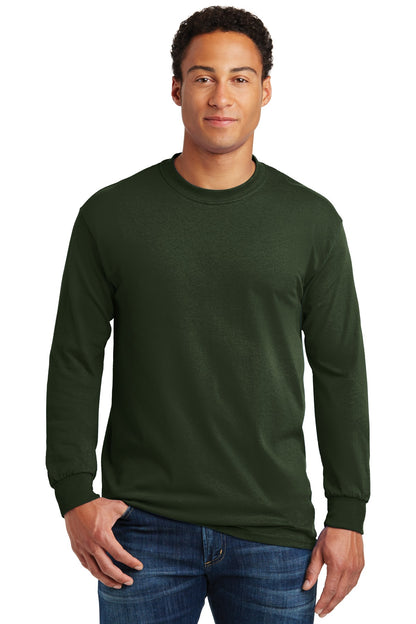 Gildan ®  - Heavy Cotton ™  100% Cotton Long Sleeve T-Shirt.  5400 - Forest