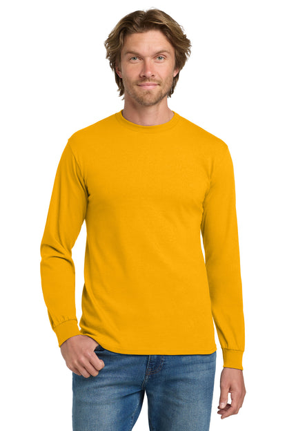 Gildan ®  - Heavy Cotton ™  100% Cotton Long Sleeve T-Shirt.  5400 - Gold