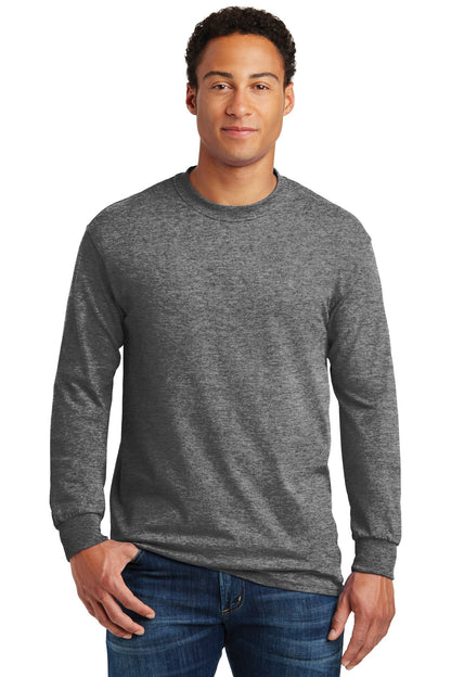 Gildan ®  - Heavy Cotton ™  100% Cotton Long Sleeve T-Shirt.  5400 - Graphite Heather