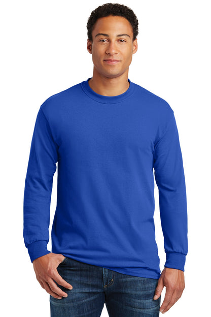 Gildan ®  - Heavy Cotton ™  100% Cotton Long Sleeve T-Shirt.  5400 - Royal