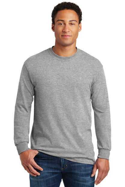 Gildan ®  - Heavy Cotton ™  100% Cotton Long Sleeve T-Shirt.  5400 - Sport Grey