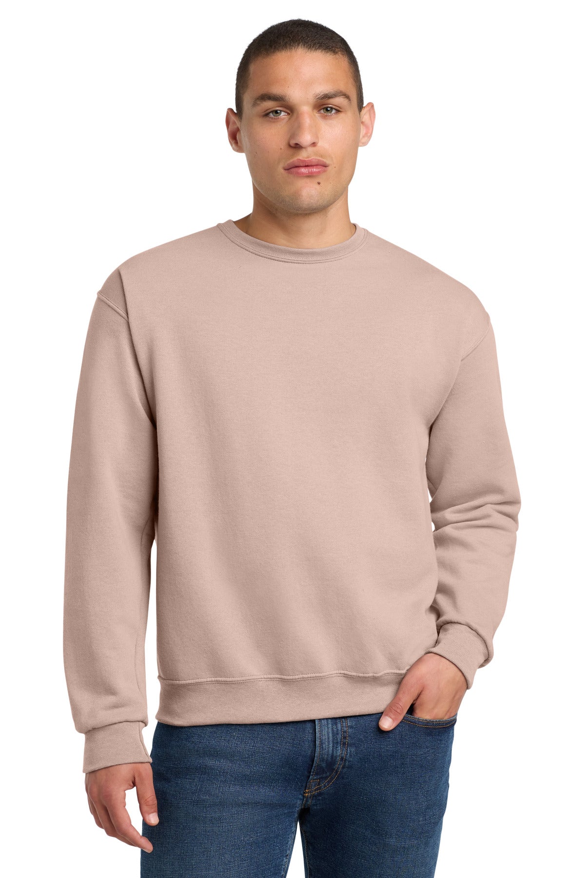 Jerzees® - NuBlend® Crewneck Sweatshirt.  562M - Blush Pink