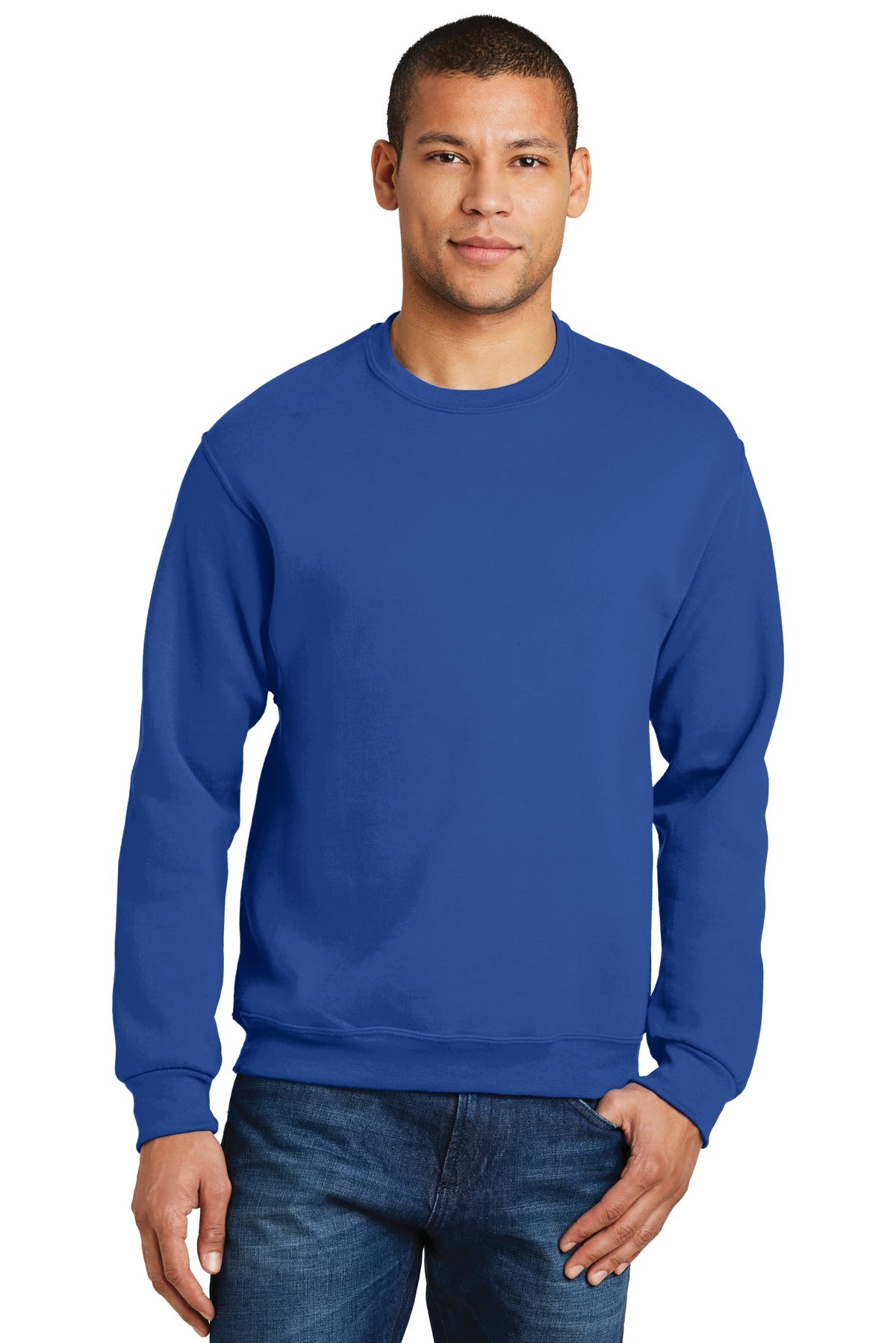 Jerzees® - NuBlend® Crewneck Sweatshirt.  562M - Royal