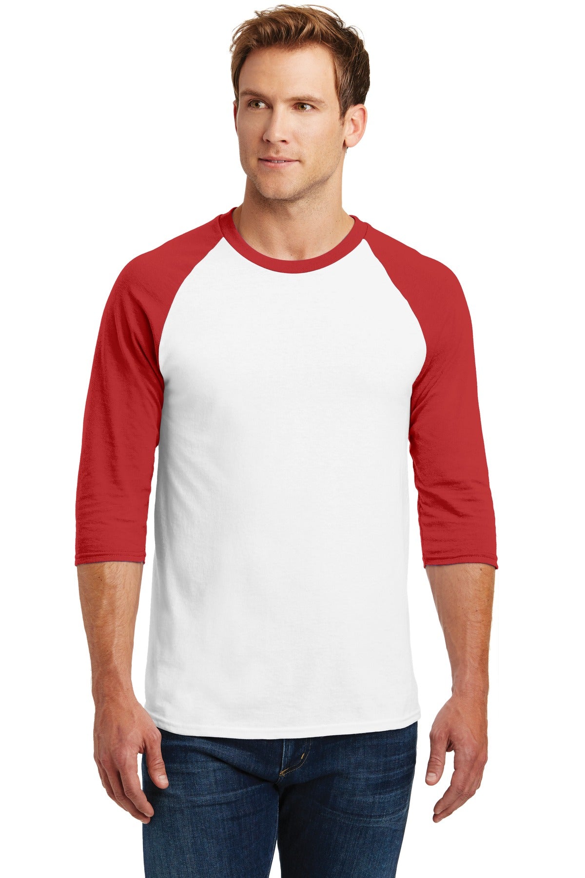 Gildan ®  Heavy Cotton ™  3/4-Sleeve Raglan T-Shirt. 5700