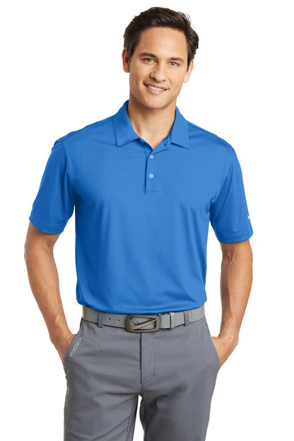 Nike Dri-FIT Vertical Mesh Polo. 637167 - Brisk Blue