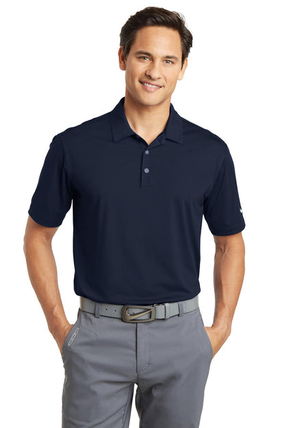 Nike Dri-FIT Vertical Mesh Polo. 637167 - Marine