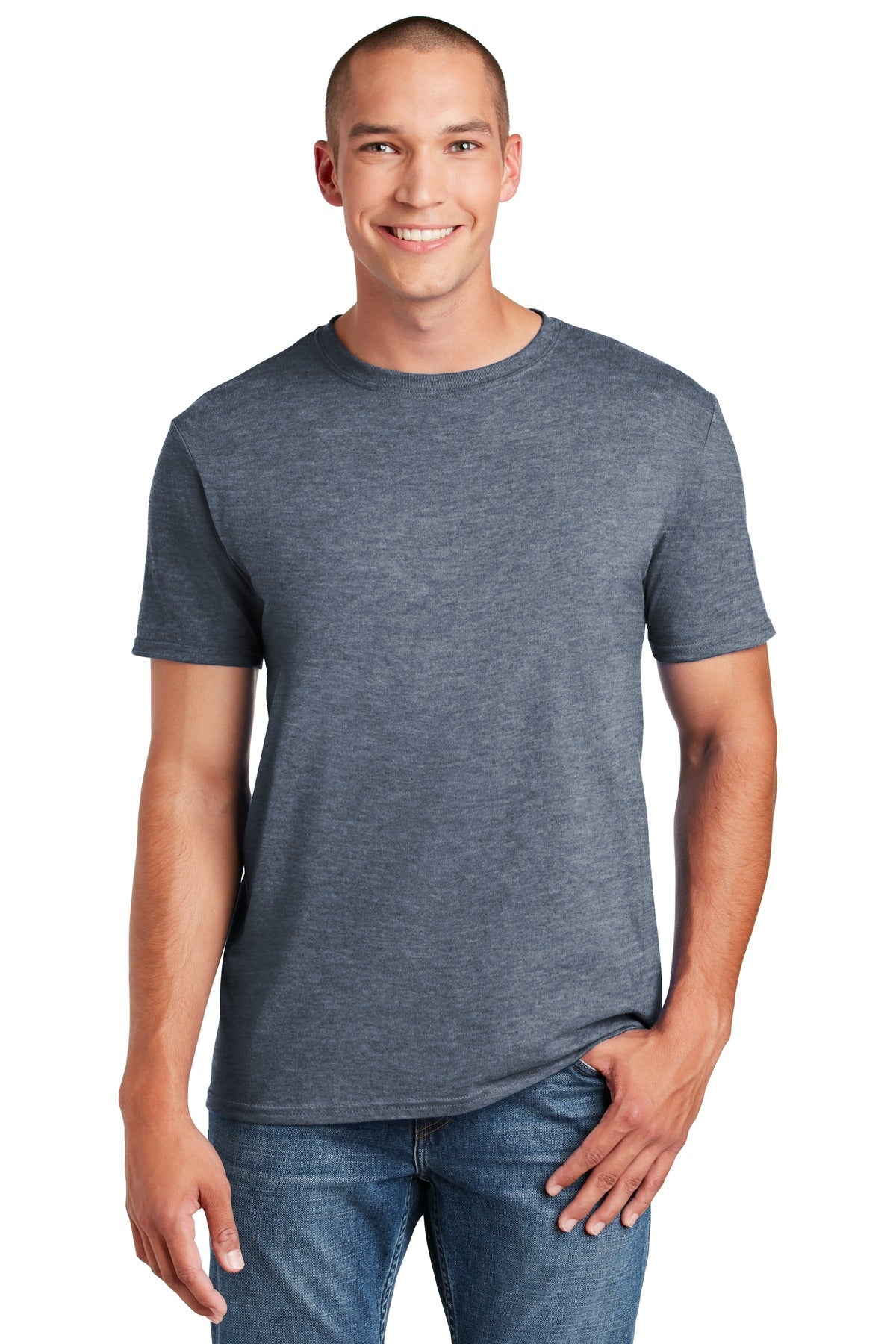 Gildan Softstyle ®  T-Shirt. 64000 - Heather Indigo