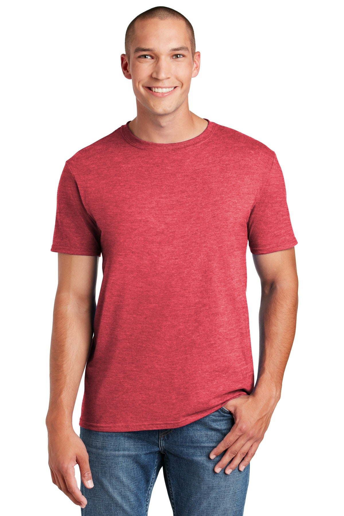 Gildan Softstyle ®  T-Shirt. 64000 - Heather Red