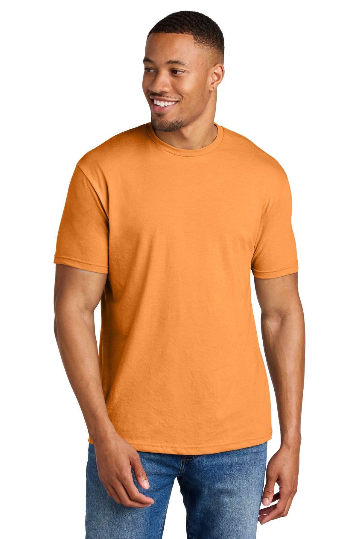 Gildan ®  Softstyle ®  CVC Tee 67000 - Tangerine Mist