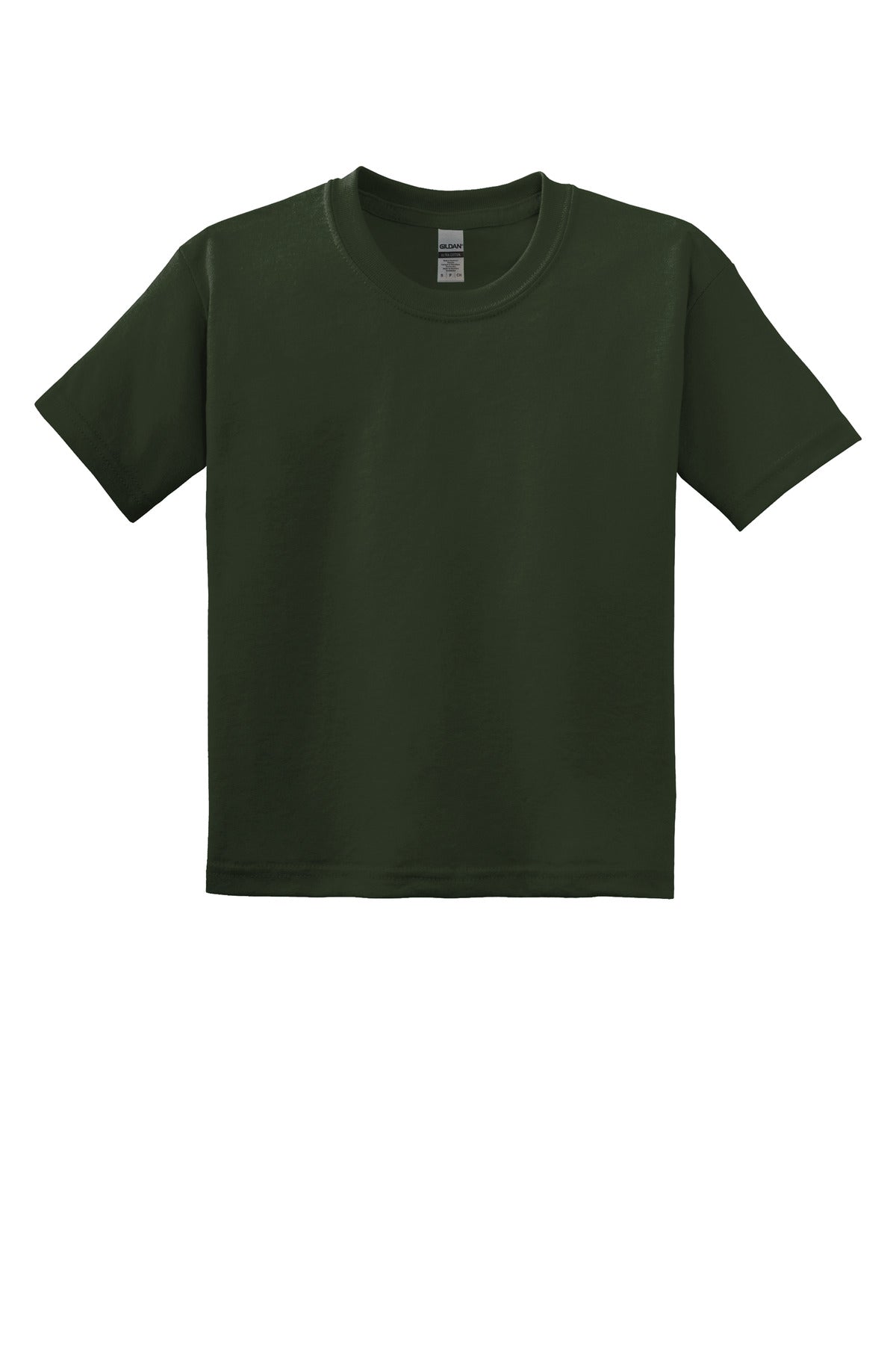 Gildan ®  Youth DryBlend ®  50 Cotton/50 Poly T-Shirt.  8000B - Forest Green