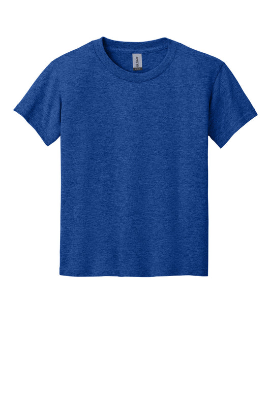 Gildan ®  Youth DryBlend ®  50 Cotton/50 Poly T-Shirt.  8000B - Heather Sport Royal