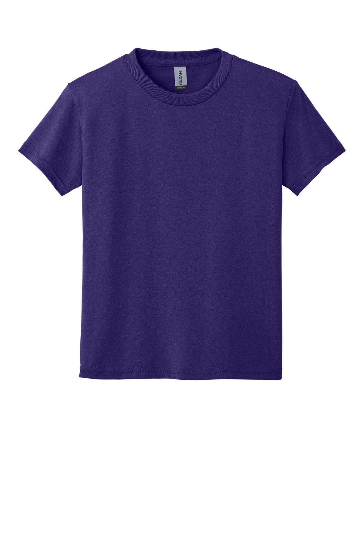 Gildan ®  Youth DryBlend ®  50 Cotton/50 Poly T-Shirt.  8000B - Purple