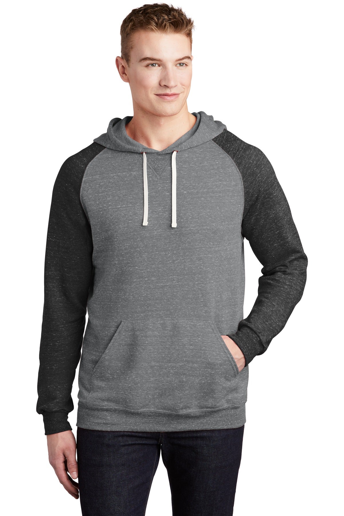 Jerzees ® Snow Heather French Terry Raglan Hoodie 90M