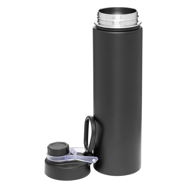 24 oz insulated Steel Bottle - h2go conquer