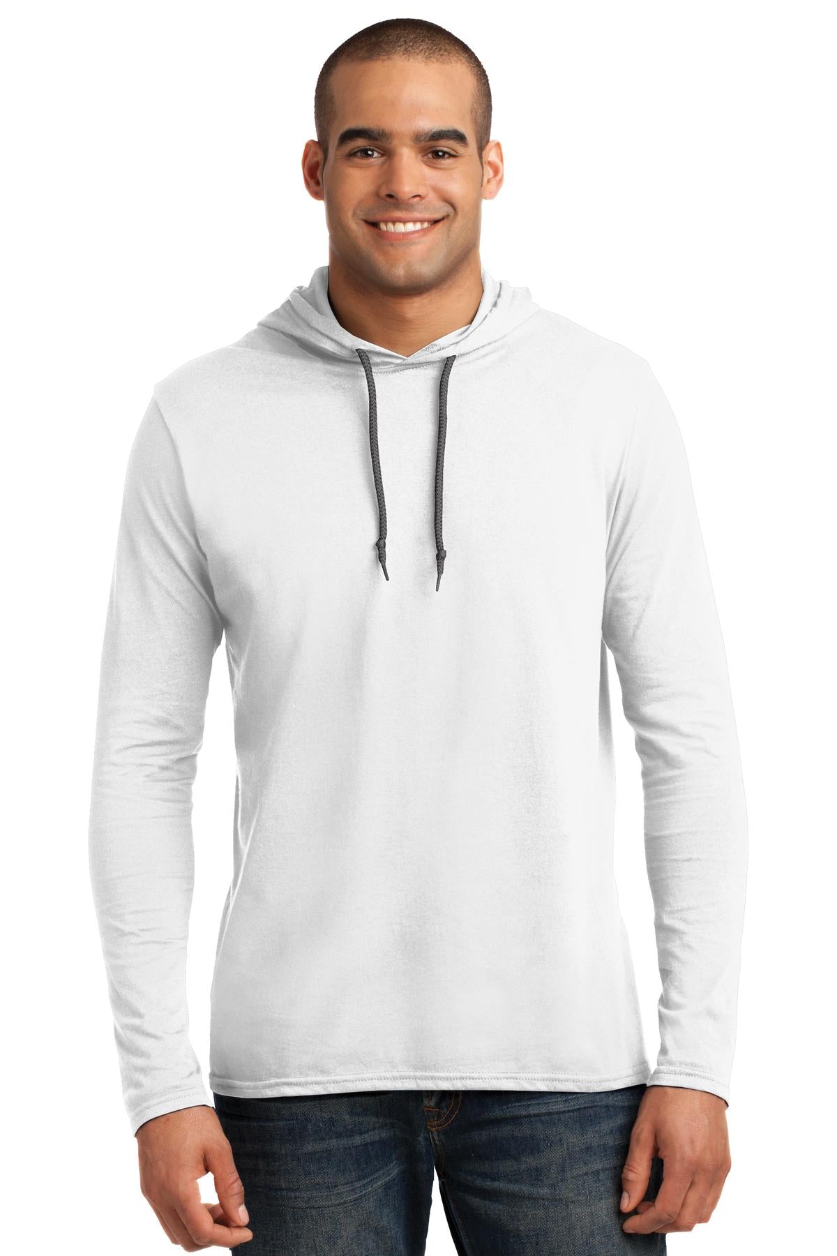 Gildan ®  100% Ring Spun Cotton Long Sleeve Hooded T-Shirt. 987