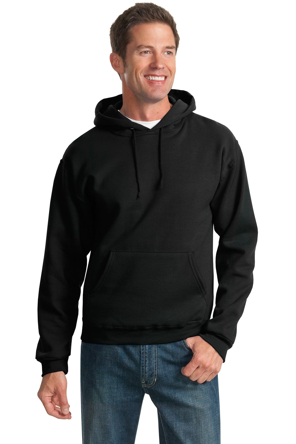 Jerzees® - NuBlend® Pullover Hooded Sweatshirt.  996M - Black