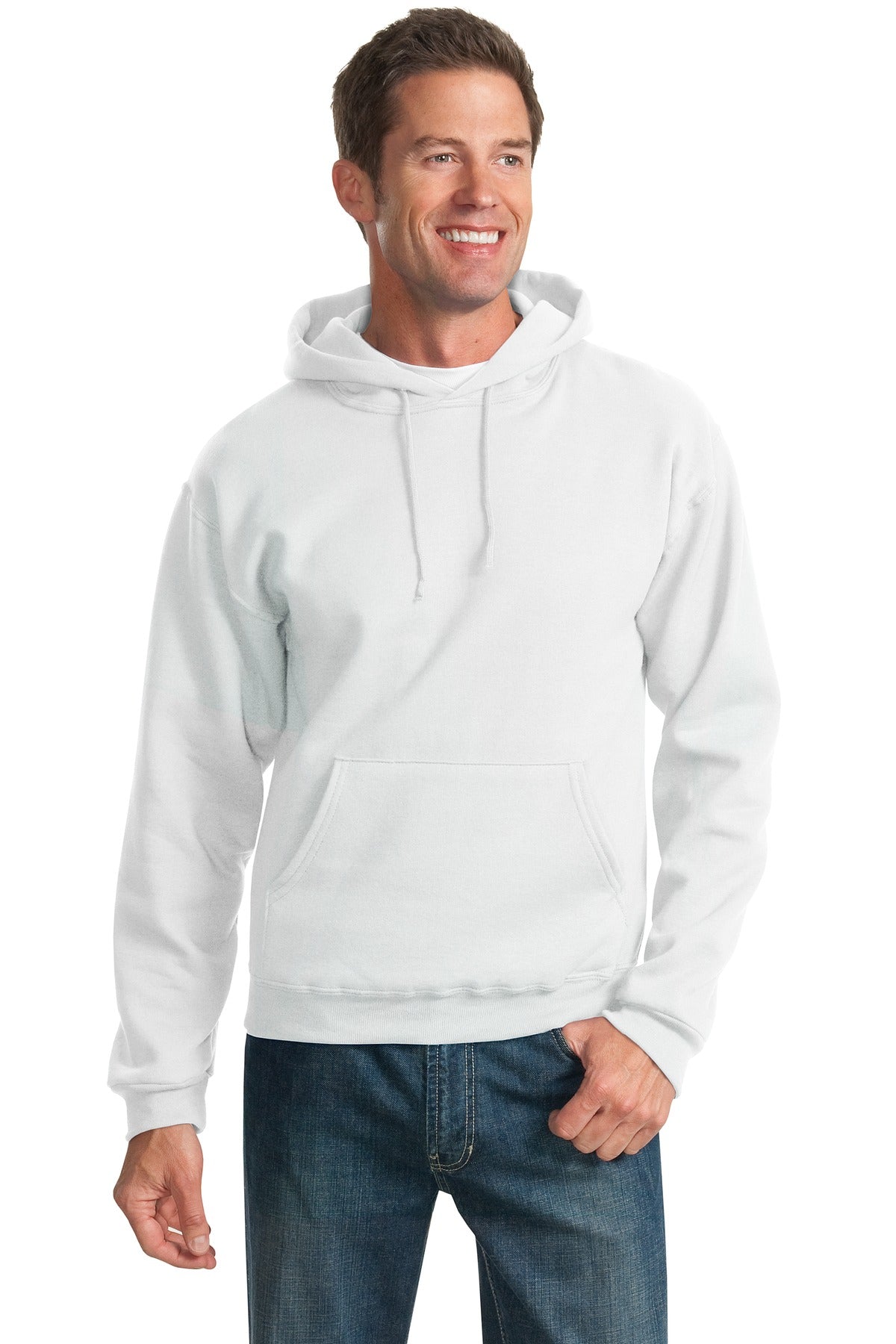 Jerzees® - NuBlend® Pullover Hooded Sweatshirt.  996M - White