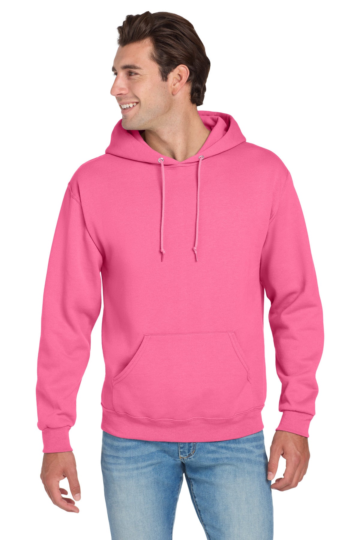 Jerzees® - NuBlend® Pullover Hooded Sweatshirt.  996M - Neon Pink