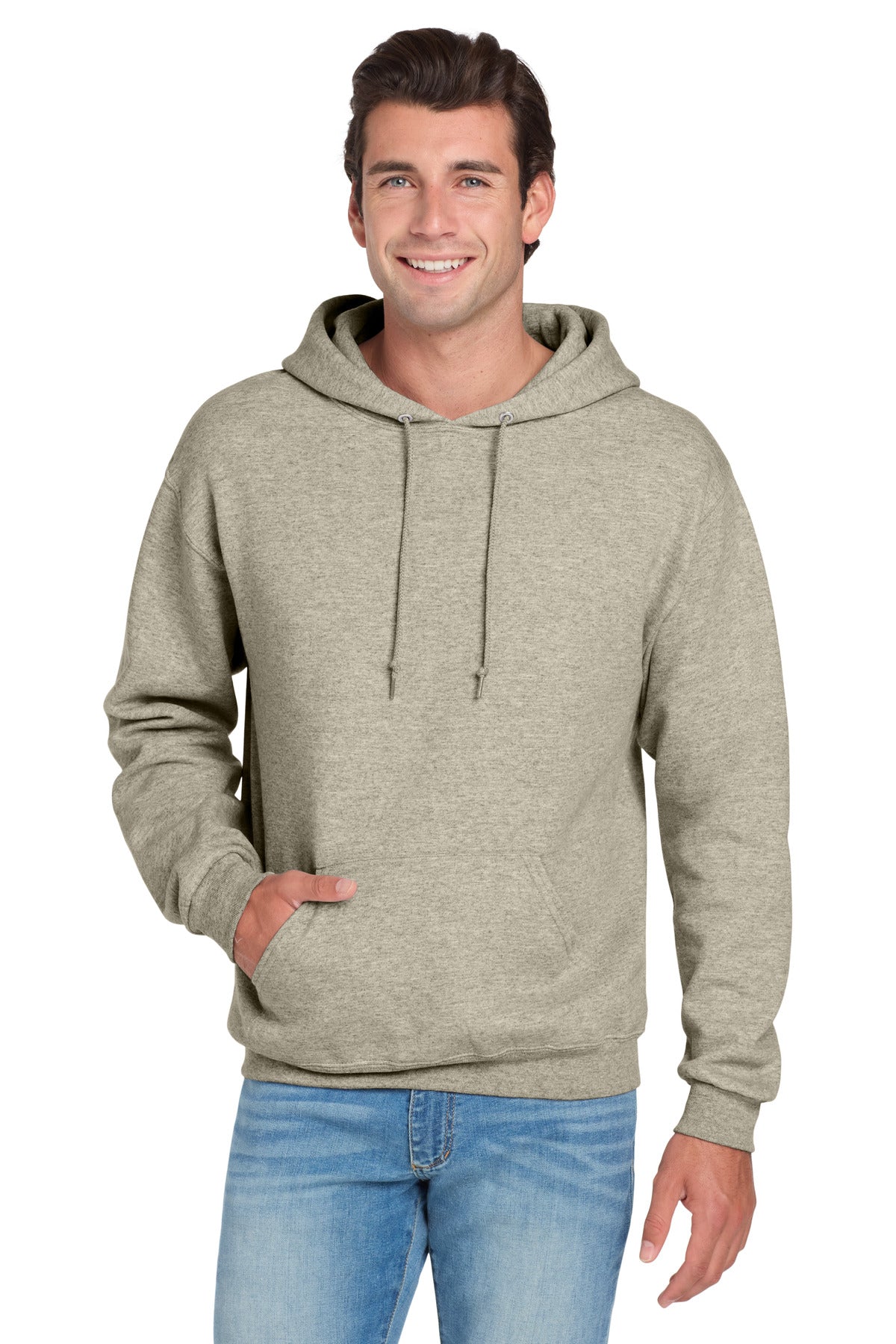 Jerzees® - NuBlend® Pullover Hooded Sweatshirt.  996M - Oatmeal Heather