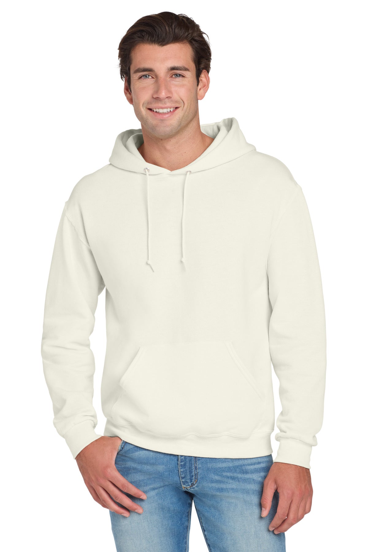 Jerzees® - NuBlend® Pullover Hooded Sweatshirt.  996M - Sweet Cream Heather