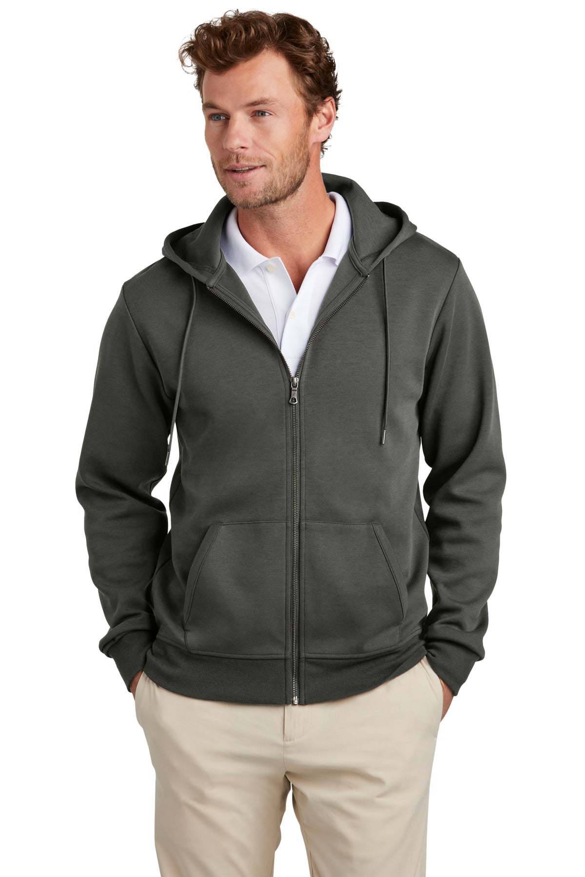 Brooks Brothers® Double-Knit Full-Zip Hoodie BB18208