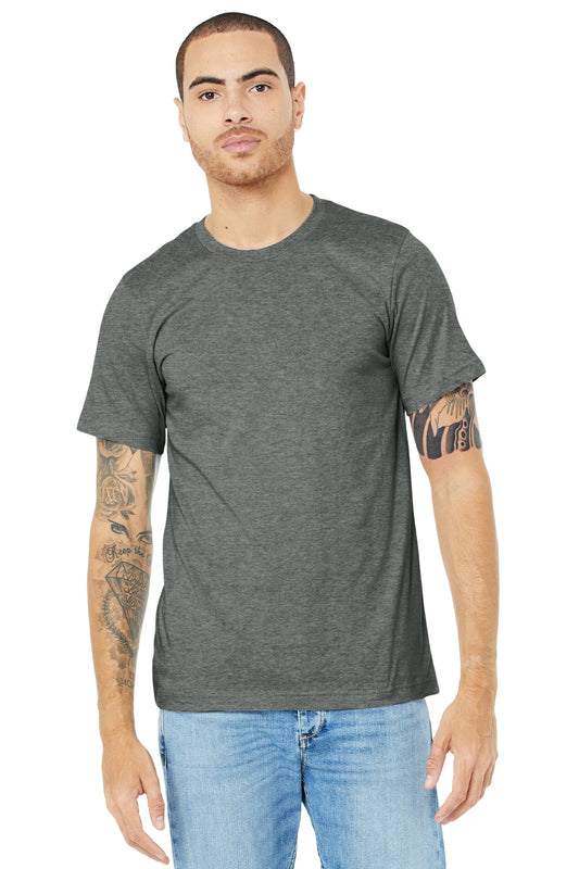 BELLA+CANVAS  ®  Unisex Heather CVC Short Sleeve Tee. BC3001CVC - Deep Heather