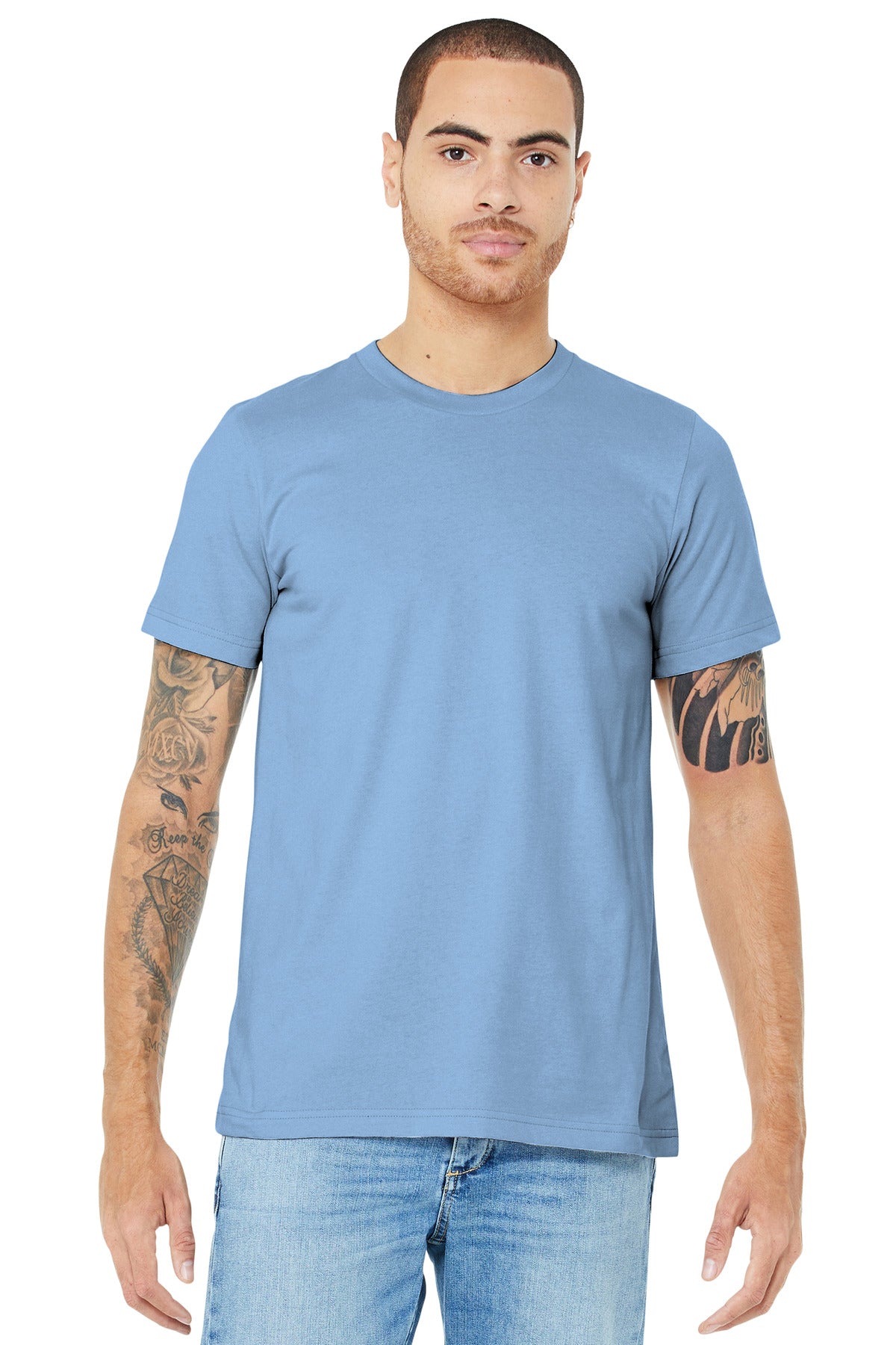 BELLA+CANVAS  ®  Unisex Jersey Short Sleeve Tee. BC3001 - Baby Blue