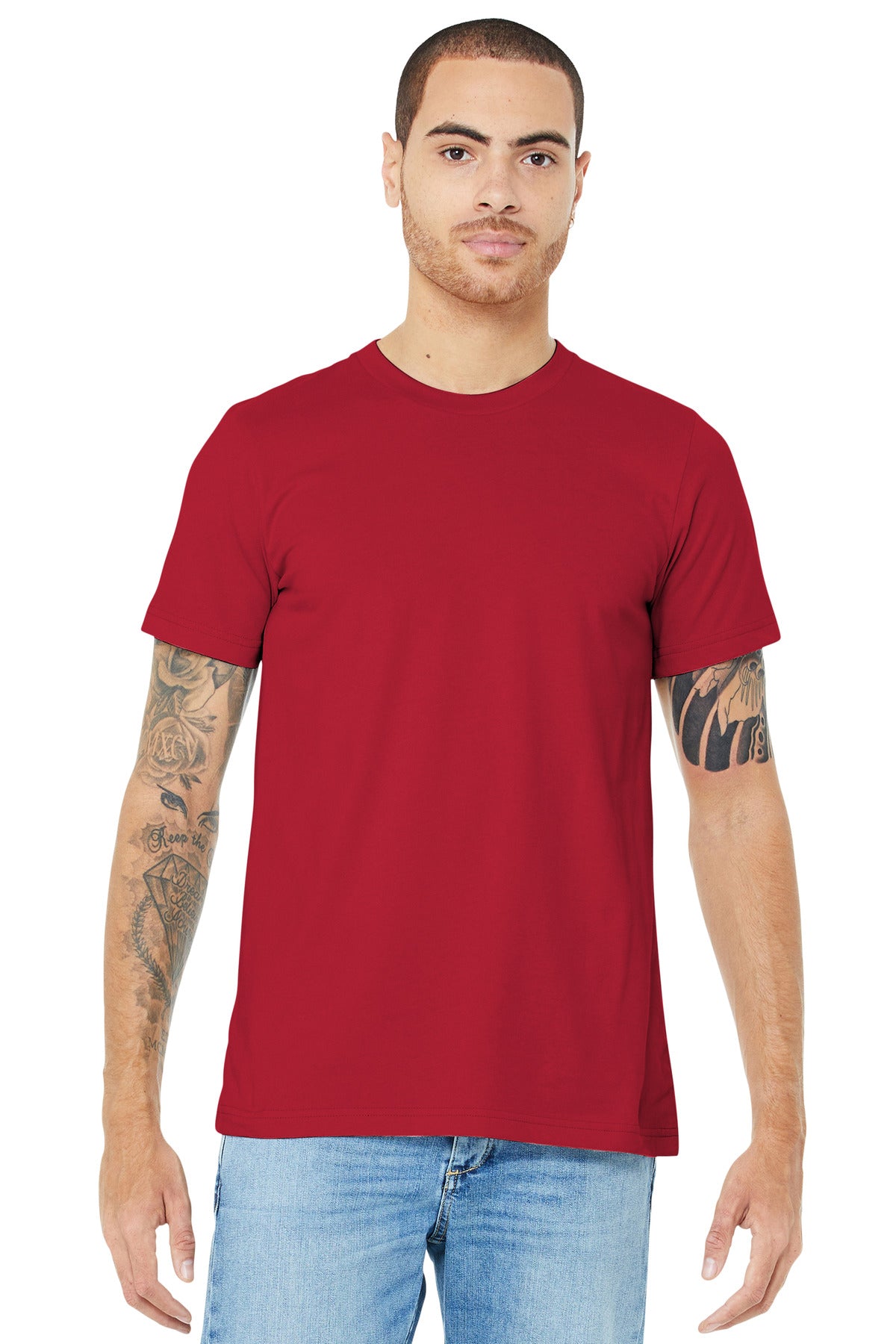 BELLA+CANVAS  ®  Unisex Jersey Short Sleeve Tee. BC3001 - Canvas Red