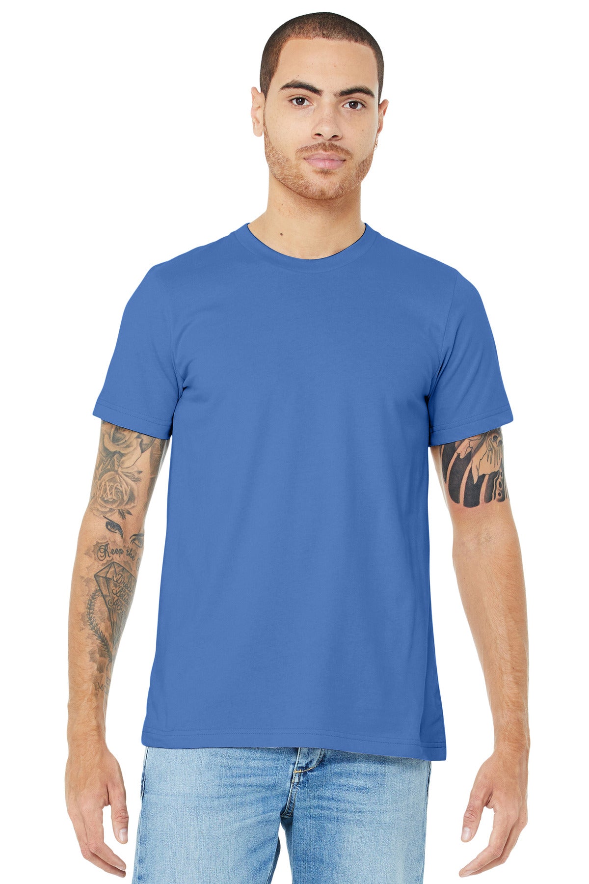 BELLA+CANVAS  ®  Unisex Jersey Short Sleeve Tee. BC3001 - Columbia Blue