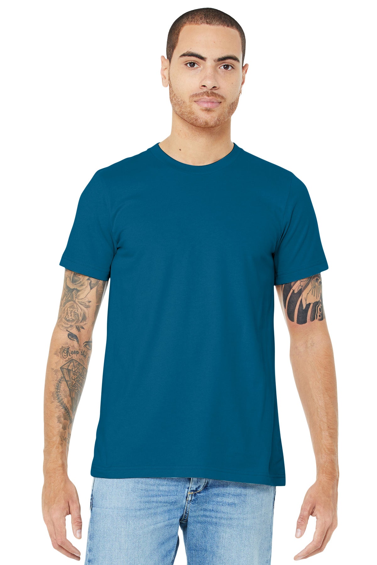 BELLA+CANVAS  ®  Unisex Jersey Short Sleeve Tee. BC3001 - Deep Teal