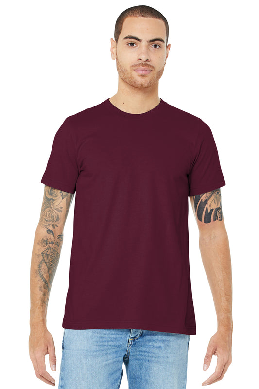 BELLA+CANVAS  ®  Unisex Jersey Short Sleeve Tee. BC3001 - Maroon