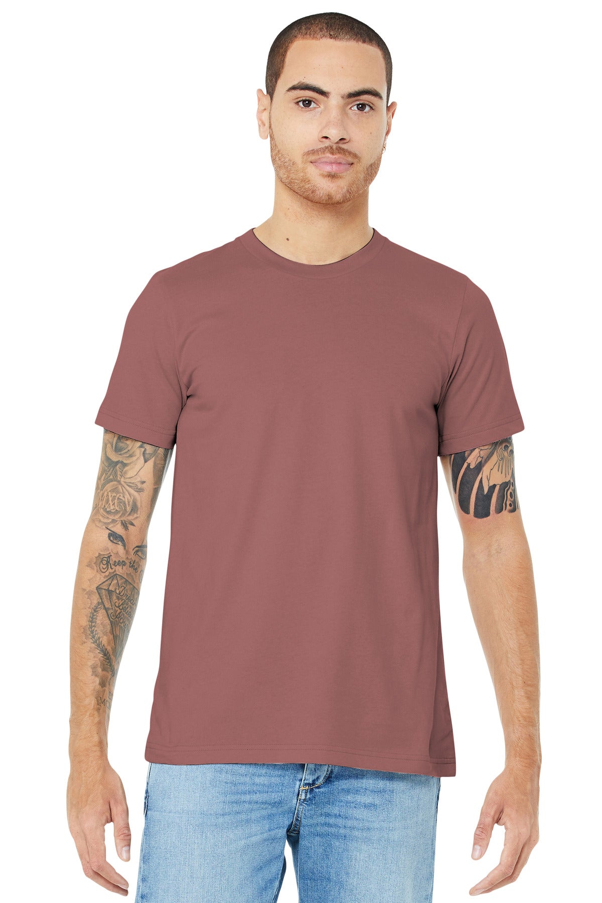 BELLA+CANVAS  ®  Unisex Jersey Short Sleeve Tee. BC3001 - Mauve