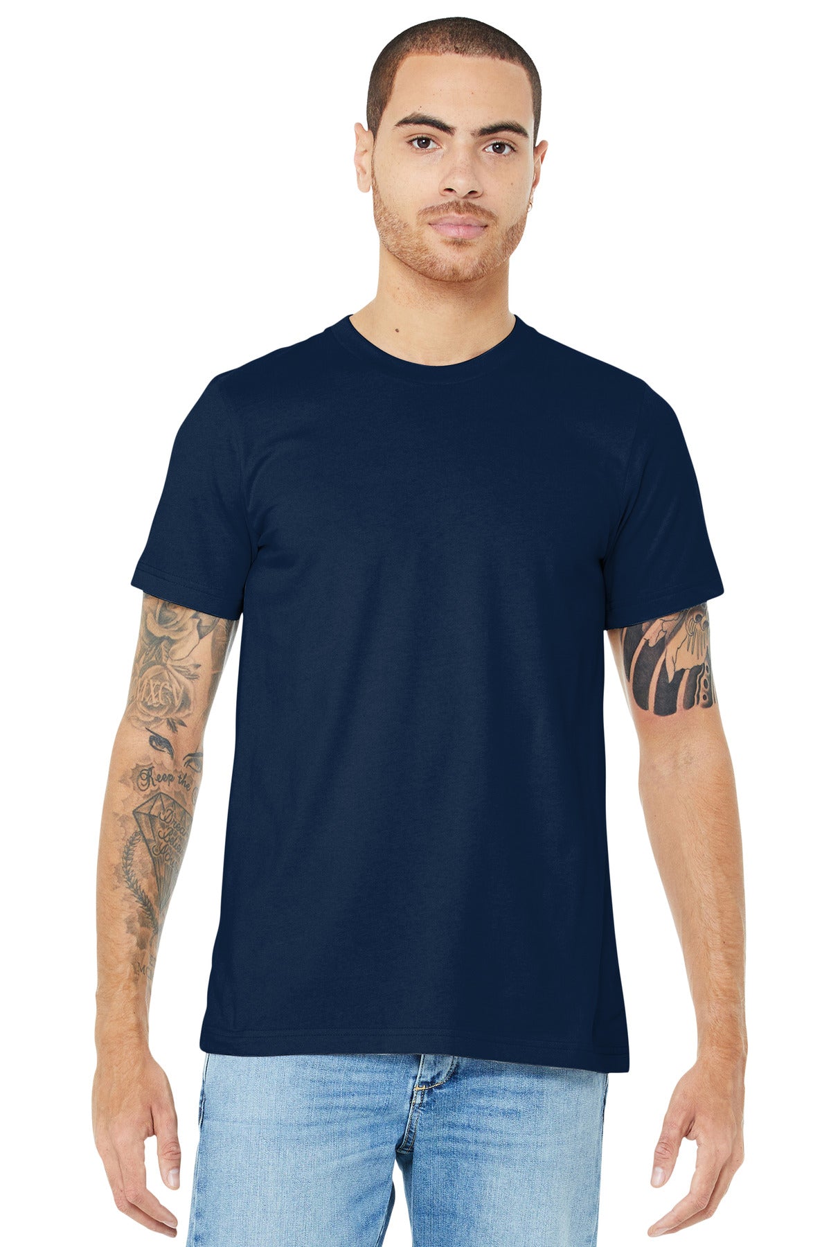 BELLA+CANVAS  ®  Unisex Jersey Short Sleeve Tee. BC3001 - Navy