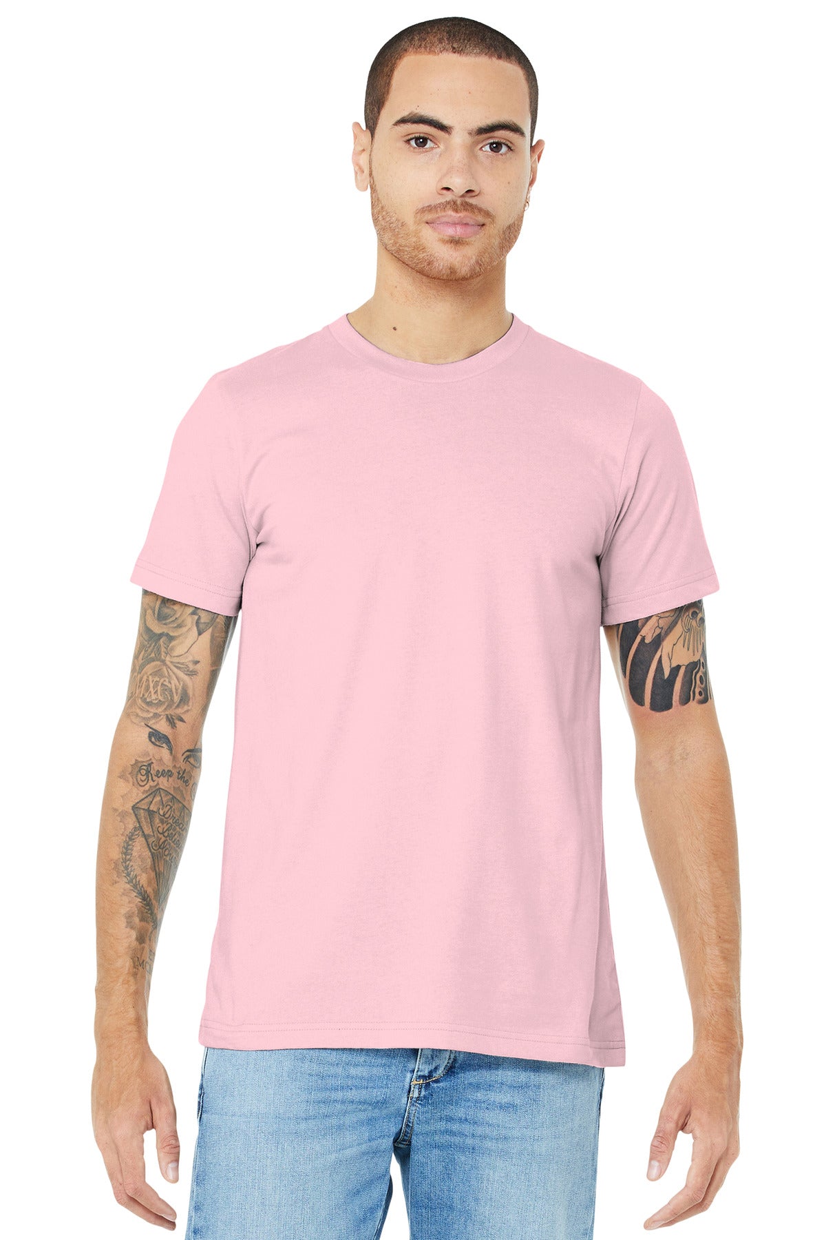 BELLA+CANVAS  ®  Unisex Jersey Short Sleeve Tee. BC3001 - Pink