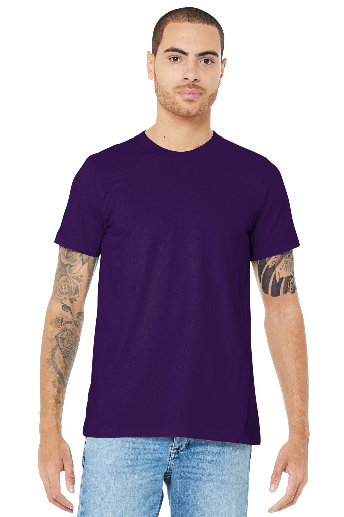 BELLA+CANVAS  ®  Unisex Jersey Short Sleeve Tee. BC3001 - Team Purple