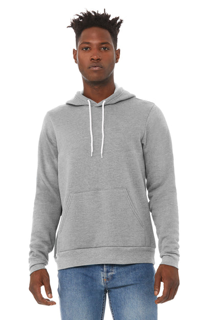 BELLA+CANVAS ® Unisex Sponge Fleece Pullover Hoodie. BC3719 - Athletic Heather