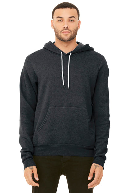 BELLA+CANVAS ® Unisex Sponge Fleece Pullover Hoodie. BC3719 - Dark Grey Heather