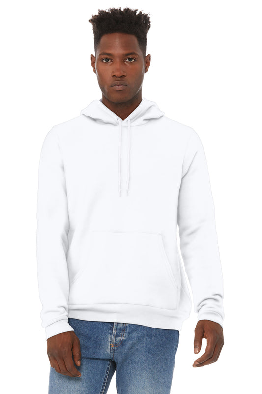 BELLA+CANVAS  ®  Unisex Sponge Fleece Pullover Hoodie. BC3719 - White