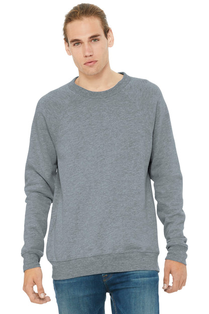 BELLA+CANVAS ® Unisex Sponge Fleece Raglan Sweatshirt. BC3901