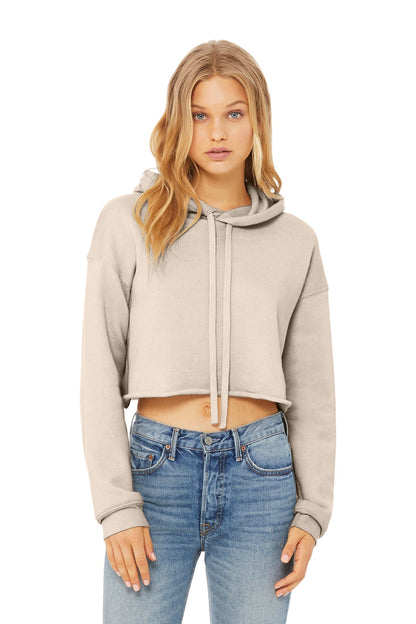 BELLA+CANVAS ® Women's Sponge Fleece Cropped Fleece Hoodie. BC7502