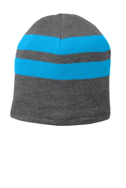 Port & Company ®  Fleece-Lined Striped Beanie Cap. C922