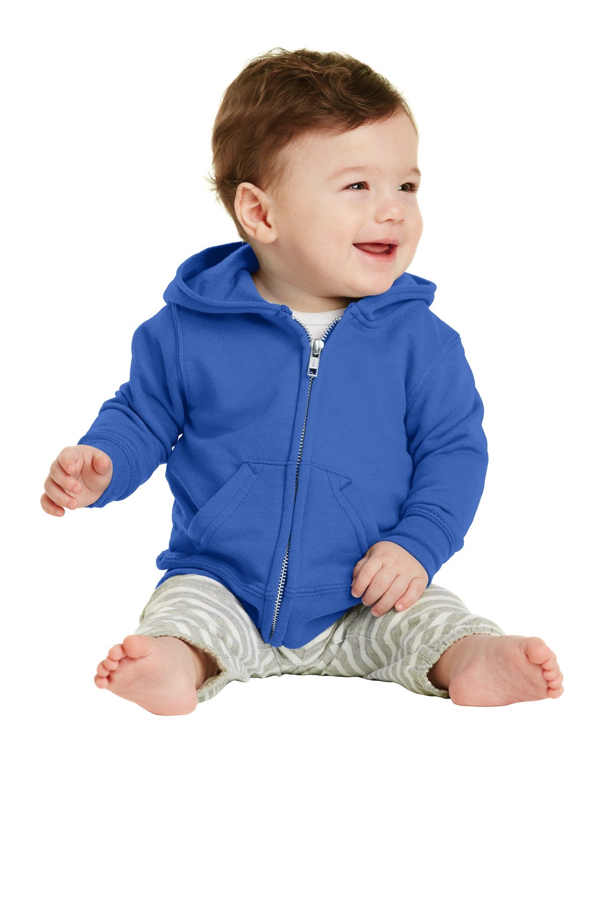 Port & Company ®  Infant Core Fleece Full-Zip Hooded Sweatshirt. CAR78IZH