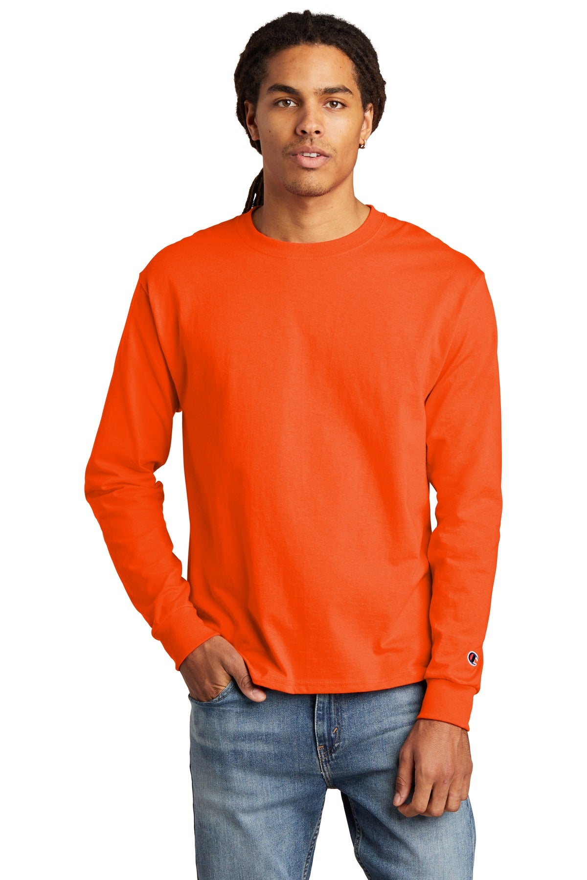 Champion  ®   Heritage 5.2-Oz. Jersey Long Sleeve Tee CC8C